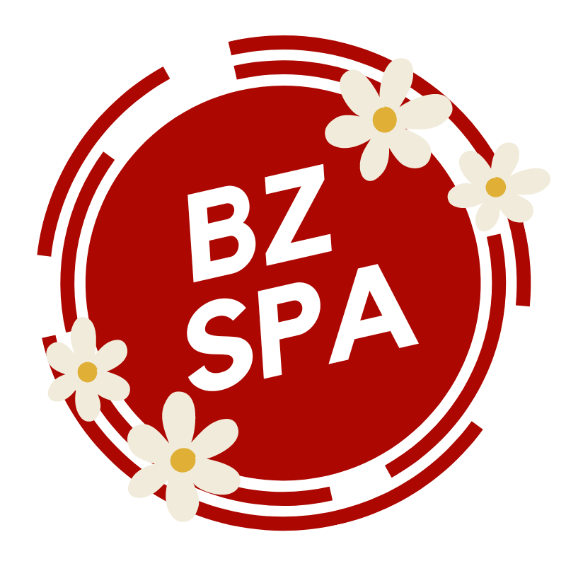 Asian BZ SPA floral logo
